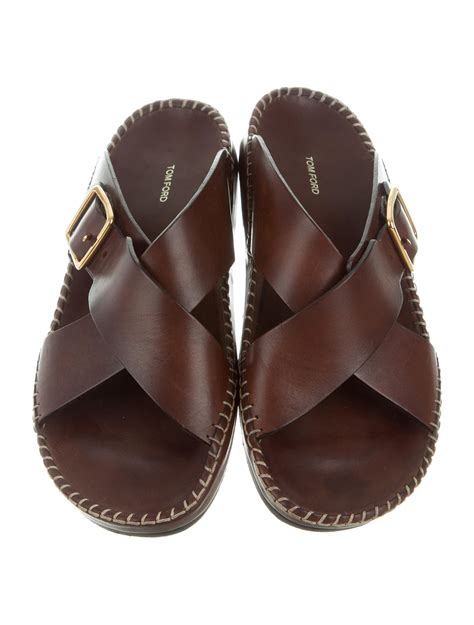 men's luxury sandals leather